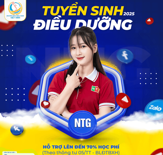 🌟 ĐIỀU DƯỠNG – NGÀNH HỌC NHÂN VĂN, CƠ HỘI NGHỀ NGHIỆP RỘNG MỞ 🌟